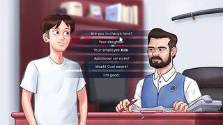 Summertime saga - sucking on jenny's boobs
