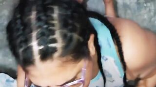 POV compilation: Stunning Latina BBW deep throat oral job-sex.