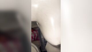 Amateur Spunk fountain on Mannequin Plastic Breasts - Massive Load