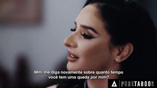 PURE TABOO Stepmom Sheena Ryder Surrenders To Stepson's DP Threesome Request - PORTUGUESE SUBTITLES