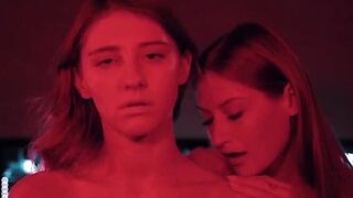 Lesbian Vampire Infiltration - Tiffany Tatum Mesmerizes Golden-haired Assistant