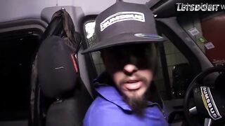 I Got on My Knees in Van and Let Him Fuck My Bazookas Raw with His Thick Dong