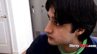 Underneath Desk Blowjobs From Tuition Teacher Made Me Study HARDER