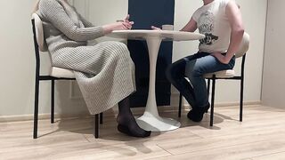 Mature MILF seduced her son-in-law