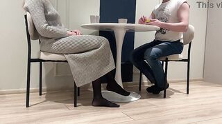 Mature MILF seduced her son-in-law
