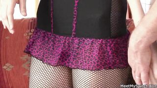 Old couple entice teen and teach some sex tricks