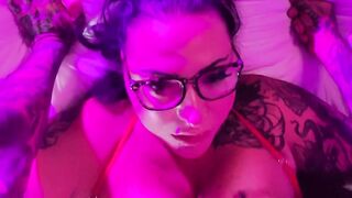 Bombshell can't get enough Cum