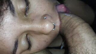 Best fellatio-job ever: complete saturation captured by amoral ebony