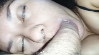 Best fellatio-job ever: complete saturation captured by amoral ebony