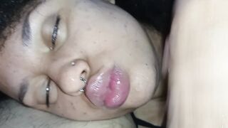 Best fellatio-job ever: complete saturation captured by amoral ebony