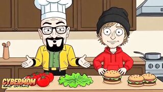 Breaking Couch (Full Clips ) Cartoon Parody about a lewd wife and a cuckold husband. Compilation