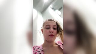 Extreme masturbating in the locker room