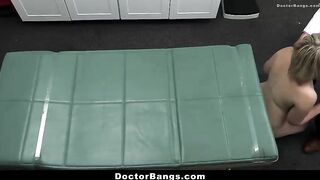 Small Rod Boyfriend Can't Break Her Hymen So The Doctor Screws Her Instead
