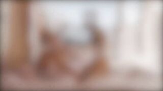 Morning. Love. Vehement Sex & Pussy Creampie