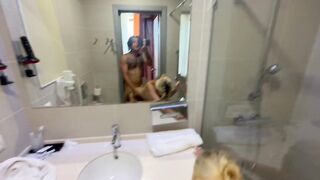 I DIDN'T HAVE TIME TO WASH, AND MY BOOTY IS ALREADY AFRESH IN CUM