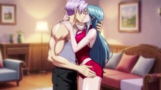 Trunks Seduce his Wife for Anal Sex first Time Comics Manga