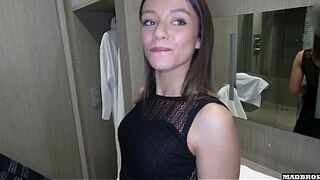 A Sexy Little French Bourgeois Cutie Craves Her Pussy Pounded Hard Before The End Of Her Lunch !!!