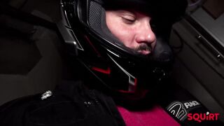 Hung biker bangs me raw