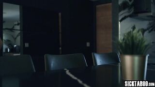 Kinky stepsister Nicole Nichols gets fucked by her big penis black stepdad