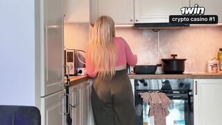 first meeting with my stepsister! Big melons and big ass!