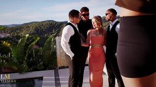 Unexpected 3 BBC Group-sex During Photoshoot,irish Snowbunny Tina Snow Voided urine on & Destroyed