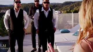 Unexpected 3 BBC Group-sex During Photoshoot,irish Snowbunny Tina Snow Voided urine on & Destroyed