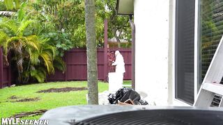 DIRTY KINGS - MILF Next Door Calls Me a Pervert As This honey Rides By Hard Rod