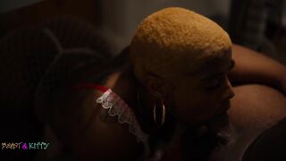Excited Maid gets drilled deep in her butt and takes a biggest messy creampie ft HoneydeippedC