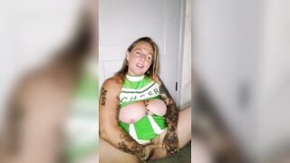 Cheerleader Playing with Sex toy