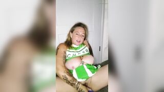 Cheerleader Playing with Sex toy