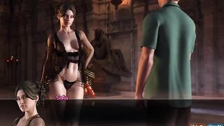Treasure of Nadia - Gameplay - Roleplay - MILF and Teen Butt Drilled, Hotspring Scenes