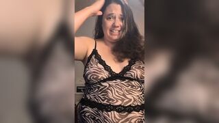 Waterfall squirting from dildo riding