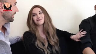 This Naughty Young Cutie Asks Her Boyfriend to Bring Her Friend Back to Get Banged by Both of 'em at the Same Time!