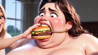 Pathetic Corpulent Serf Food Play Humiliation - two Stunning Chicks