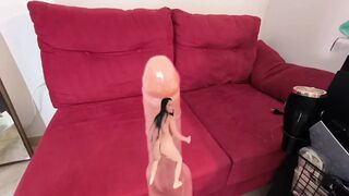 Your Girlfriend Latina Has a Big Surprise for YOU
