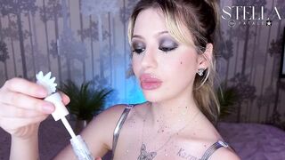 Lips Fetish Glitter Gloss Tease with My Chubby Lips