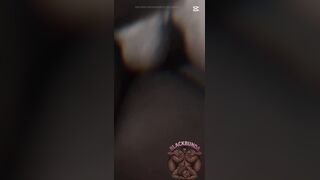 Big Booty 20yr African Hotty Fucks Hard Like a Whore