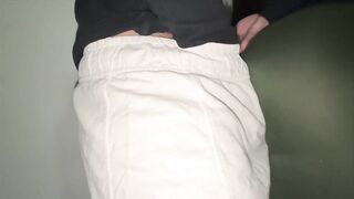 Big-ass Woman Touches a Stranger's Knob
