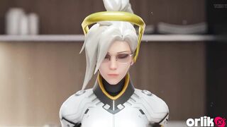 Compassion’s Romantic Dinner Gone Wrong - BBC Ruins Her Ass - 3D Overwatchanimation