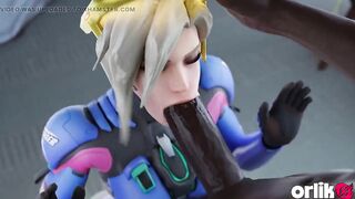 Compassion’s Romantic Dinner Gone Wrong - BBC Ruins Her Ass - 3D Overwatchanimation