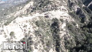 MOFOS - Jaclyn Taylor Shows No Shame As This hottie Takes Shlong Outside With A Drone Watching Her
