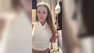 Aritzia Clothes Try-on Orgasm