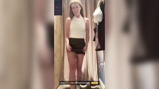 Aritzia Clothes Try-on Orgasm