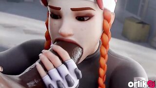 Brigitte first Date Gone Wrong Big Black Knob Anal Creampie - Overwatch 3D Porn Animation