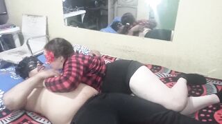 kissing and touching my girlfriend very captivating