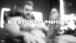 Sticky Muscle Men Day 85 Preview, AI-Generated Muscle Boys, Big Cocks, Big Cum Loads