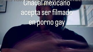 Chacal accedes to be filmed in a morbid gay episode where he's humiliated for having a tiny cock and is told to place in a sex tool and then suck it with the juices from his constricted virgin ass