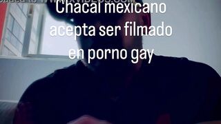 Chacal accedes to be filmed in a morbid gay episode where he's humiliated for having a tiny cock and is told to place in a sex tool and then suck it with the juices from his constricted virgin ass
