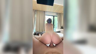 MILF British whore jump on my big ramrod