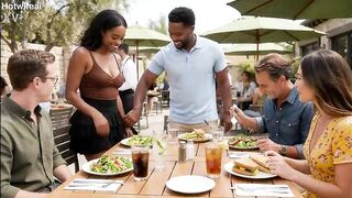 Hotwife Shares Her Bull, EP 8: Jessica bangs a stranger in front of her husband ( AI Generated )